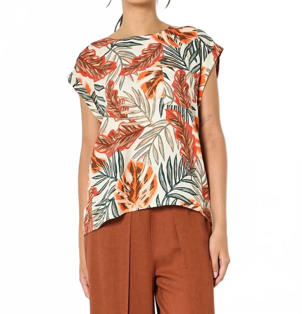 NEW APRICOT women's palm party top in cream